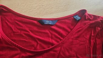 TCM - červené  viskozové šaty - 4