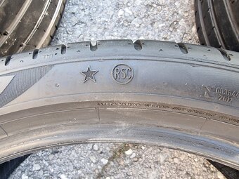 letné pneumatiky BMW dvojrozmer 225 40 255 35 R19 runflat - 4