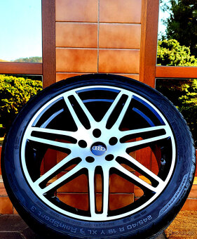 alu R19 5x112, letné pneu 245/40, Audi + Mercedes - 4
