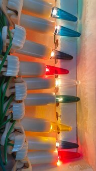 Vianočné svetielka retro - 4