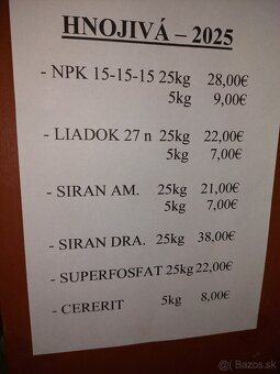 Liakok, siran amonny, NPK 15-5-15 - 4