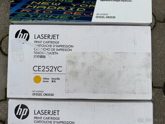 Originalne HP tonery CE251A, CE252YC, CE253YC, CE250YC - 4