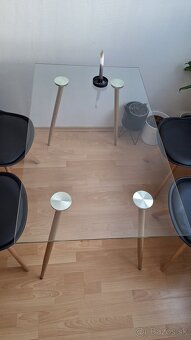 Jedálenský stôl sklenený - 4