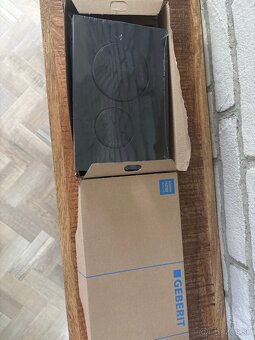 Ovládacie tlačidlo Geberit Sigma 20 čierne -2ks - 4
