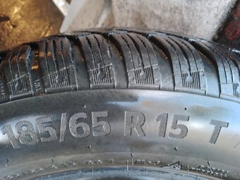 4x zimné pneumatiky Continental 185/65 r15 - 4