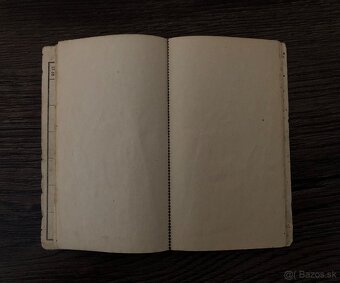 Starý prvorepublikový zápisník. - 4