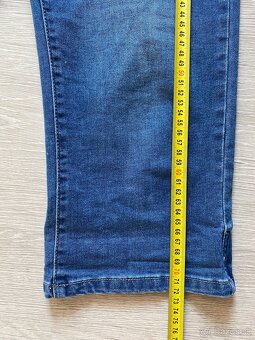 Dámske riflové trištvrťáky veľ.L - 4