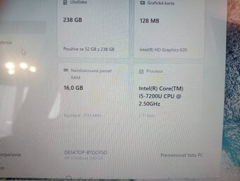 predám Hp 840 G4 , Intel core i5, 16gb ram ,dotykový displej - 4