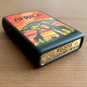 Predám ZIPPO zapaľovač AFRICA - 4