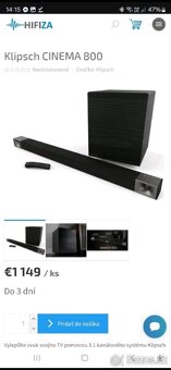 Soundbar klipsch cinema 800 - 4