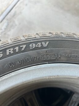 Sada al. diskov 5x112 R17 s pneu 225/45 (DOT 1624) - 4