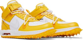 NIKE X OFF WHITE AIR FORCE 1 MID SP Leather - 4