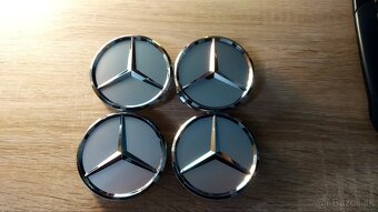 Mercedes krytky stredovej diery kolies 75mm viac farieb PO - 4