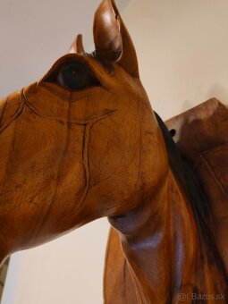 Drevený záves konskej hlavy - 4