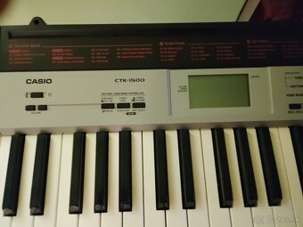 Predám klavír CASIO CTK-1500 - 4