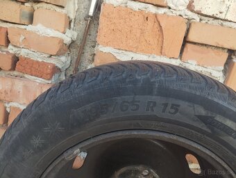Prodám sadu kol 195/65/15R na Citroen C4 i s diskama  - 4