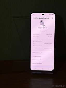 Dobrý deň Ponúkam na predaj Samsung Galaxy Z Flip 6 512GB - 4