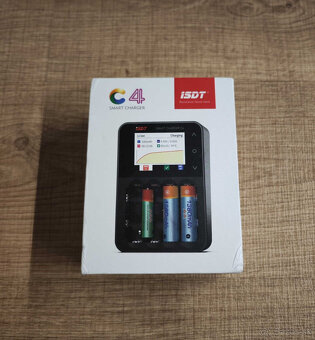Smart nabíjačka ISDT C4 NiMH, NiZn, Li-Ion + 4ks NiZn - 4