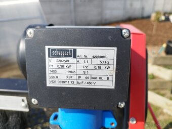 Scheppach RS400 – rotačný preosievač zeminy / kompostu - 4