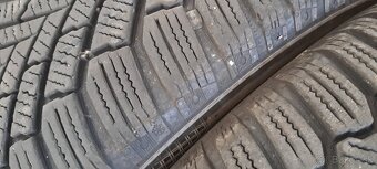 Predám 4ks jazdené zimné 205/55r16-91H Continental - 4