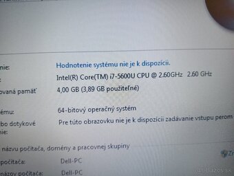 predám Dell latitude 5450 - Intel core i7 - 4gb ram - 4