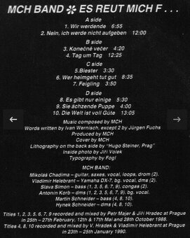 Predám 2LP MCH Band - 4