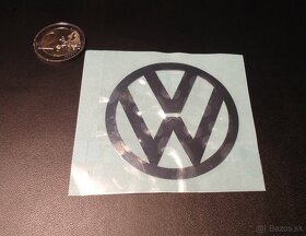 VW LOGO nalepka Metal Edition chrom - 4
