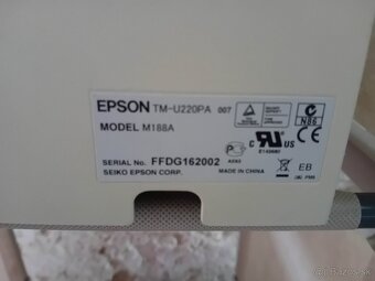 bločková tlačiaren EPSON TM-U220PA na paralelný port - 4