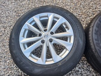 Orig. hliníkové disky Nissan R17, 5x114,3 - 4