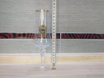 poháre Nitra, zlatá zuzana, štamperlíky, karafa - 4