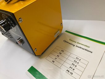 Ozónový generátor Yellow 60g/h – profesionálna dezinfekcia - 4