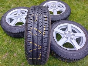 15" ALU 5x114,3 zn ENZO + letné 185/65 r15 8mm... TOP sada - 4