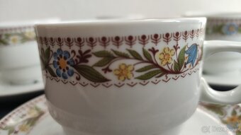 Kávová, čajová súprava, šálky Dvory Czechoslovakia - 4
