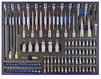 Dielenský vozík Mettalo blue 8/6 - 4