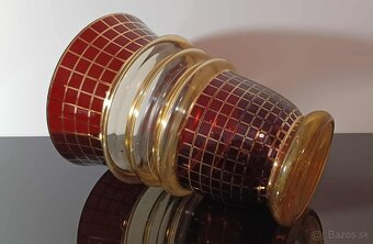 Stará váza Art Deco Bratři Podbirové Nový bor 30 te roky - 4