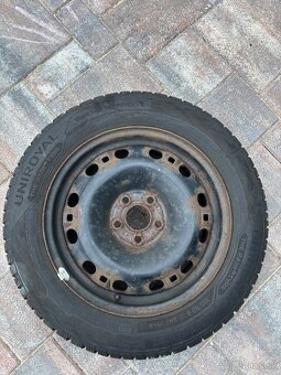 Zimne pneu na diskoch 185/60 r15 škoda,vw, seat - 4