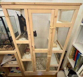 2 činčily s klietkou - 4