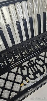Talianský akordeón harmonika ballone burini 96bas - 4