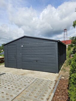 Plechová garáž 5x6m - 4
