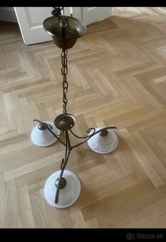 Luster značky Massive, medená farba, šírka cca 60 cm - 4