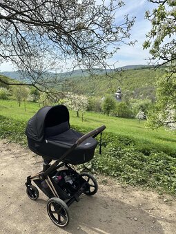 Cybex e-priam čierny kočík set - 4