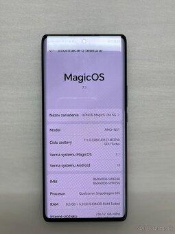 HONOR MAGIC 5 LITE • 8GB / 256GB • MIDNIGHT BLACK - 4