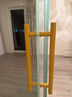 Celosklenené posuvné dvere 353 × 258 cm - matné, 4-dielne - 4