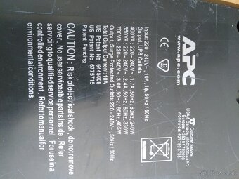 APC Back-UPS ES 400 Back-UPS ES 550 Back-UPS ES 700 - 4