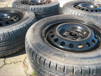 4x komplet kolesa na VW Transporter T4 - 4