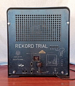 Staré rádio Radiotechna Rekord Trial - 4