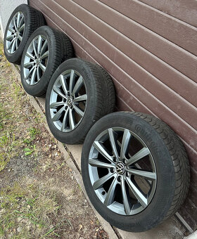 Originální alu kola volkswagen merano antracit 5x112 - 4