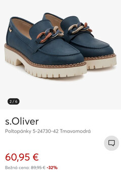 Loafers - poltopanky Saint Oliver veľ. 39 - 4
