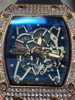 Richard Mille Zlaté Hodinky s Diamantmi - 4