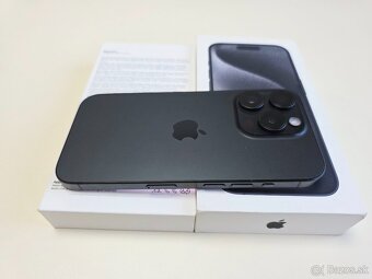 Apple iPhone 15PRO 256GB Black titanium Top stav - 4